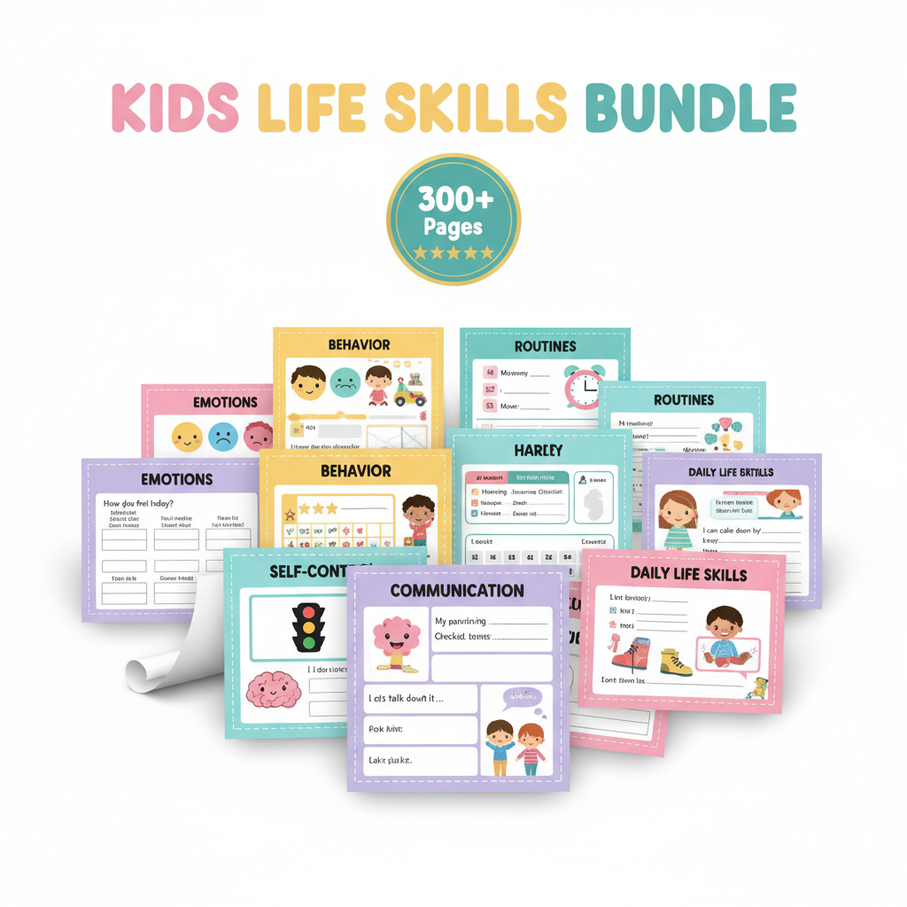 Independent Kids Blueprint: The Complete System to Build Life Skills, Confidence & Responsibility