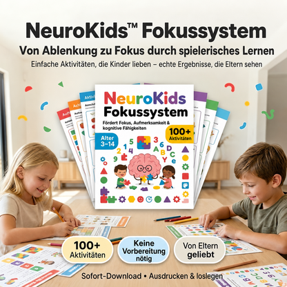 NeuroKids™ Über 100 Aktivitäten für bessere Konzentration, mehr Aufmerksamkeit und erfolgreiches Lernen
