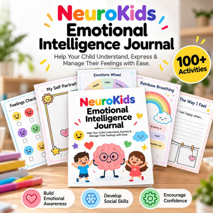 NeuroKids Emotional Intelligence Journal: Help Your Child Understand, Express & Manage Their Feelings with Ease