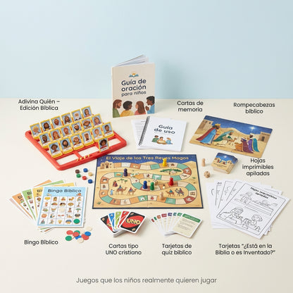 Fé Divertida: 11+ Juegos Bíblicos para Jugar, Aprender y Crecer en Fé