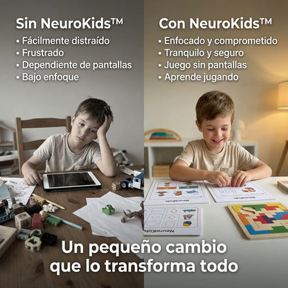 NeuroKids™ +100 Actividades Para Activar Atención, Enfoque y Aprendizaje