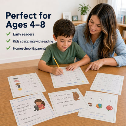 NeuroKids Reading System™ 100+ Activities to Help Your Child Read with Confidence and Stop Falling Behind